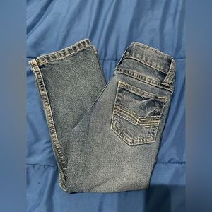 WRANGLER 20X BOYS' MIDLAND MEDIUM WASH SLIM FIT STRETCH VINTAGE BOOT CUT JEAN